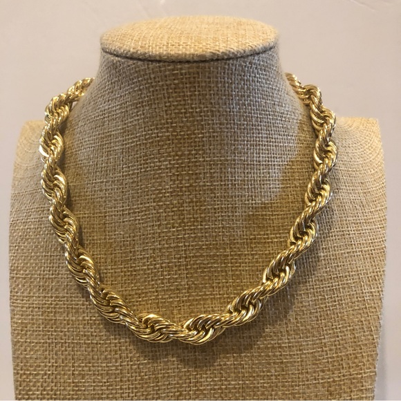 BaubleBar Jewelry Sugarfix By Baublebar Chunky Gold Tone Rope Chain
